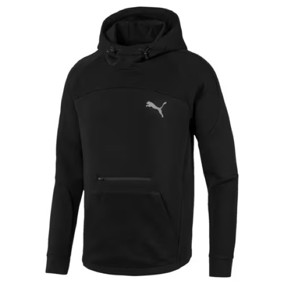 PUMA Black Evostripe Pullover Hoodie - Picture 3 of 10